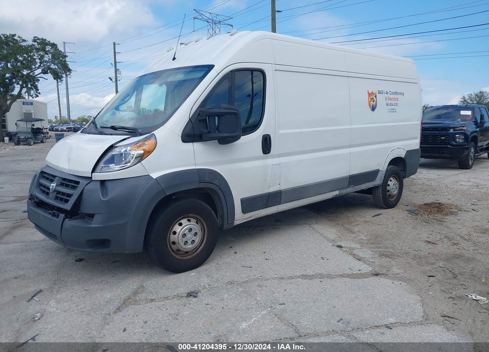 2017 RAM PROMASTER 3500 HIGH ROOF 159 WB VIN: 3C6URVHG6HE545720