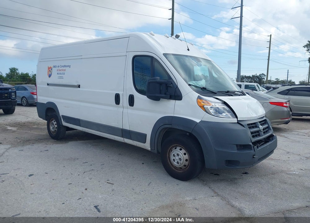 2017 RAM PROMASTER 3500 HIGH ROOF 159 WB VIN: 3C6URVHG6HE545720