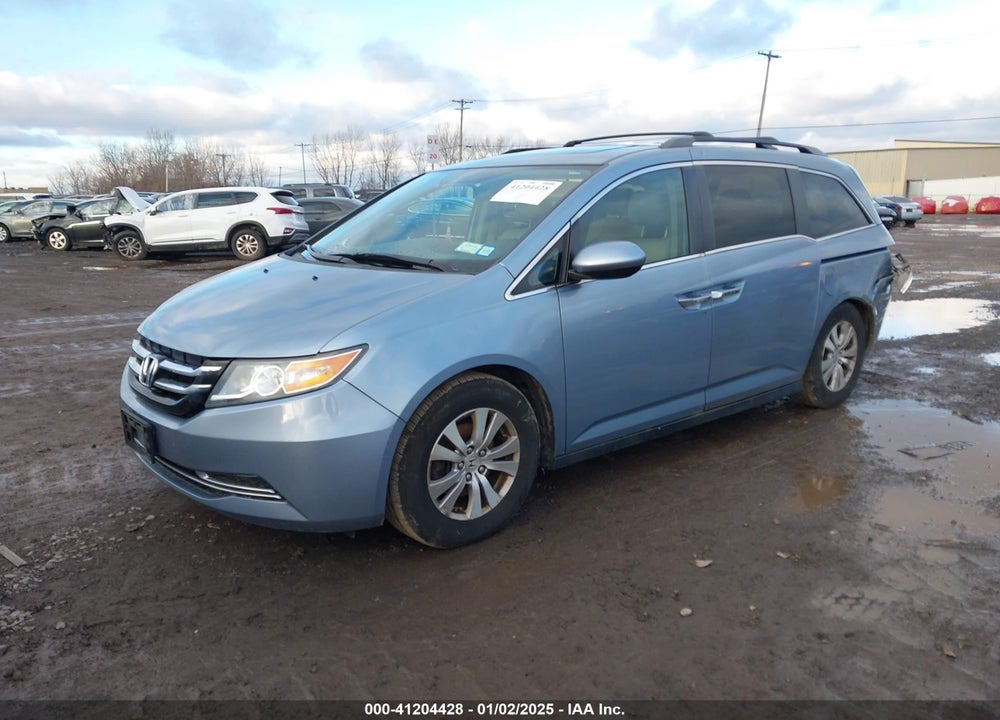 2014 HONDA ODYSSEY EX-L VIN: 5FNRL5H62EB052954