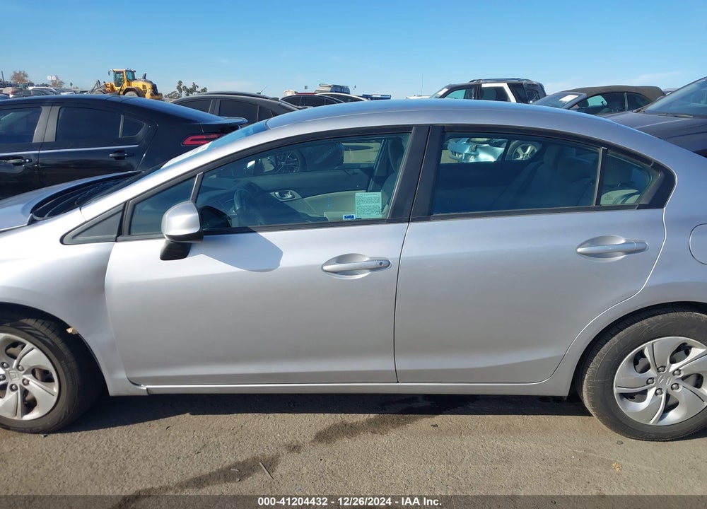 2013 HONDA CIVIC LX VIN: 19XFB2F58DE279097