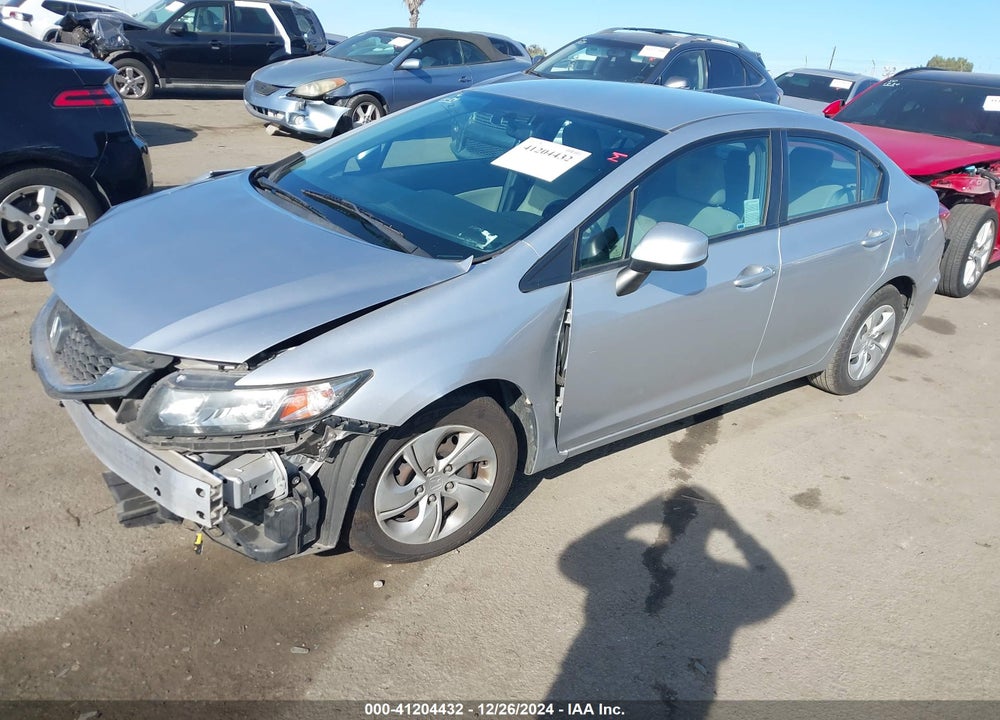 2013 HONDA CIVIC LX VIN: 19XFB2F58DE279097