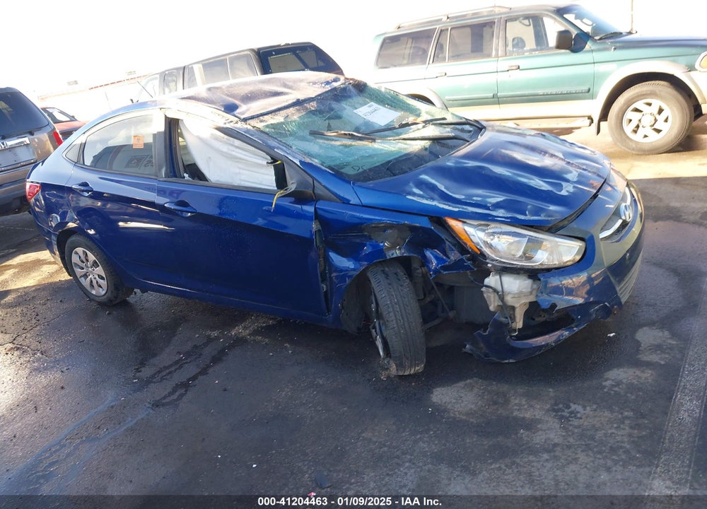 2017 HYUNDAI ACCENT VIN: KMHCT4AE6HU224041