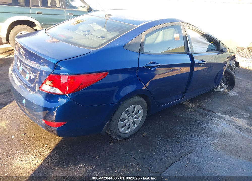 2017 HYUNDAI ACCENT VIN: KMHCT4AE6HU224041