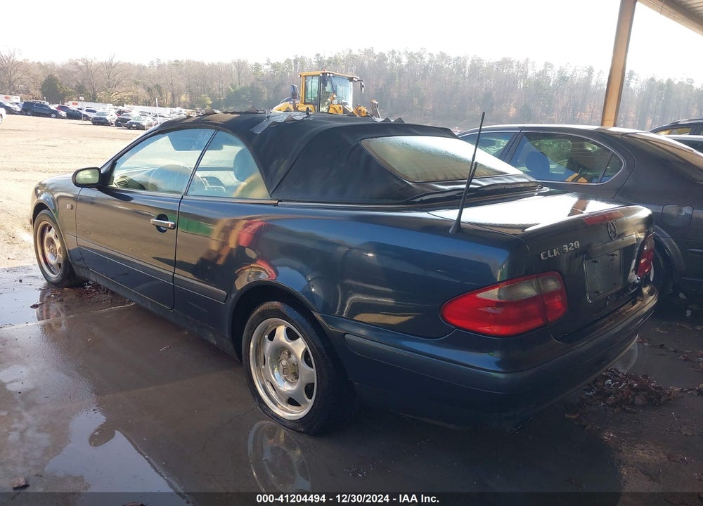 1999 MERCEDES-BENZ CLK 320 VIN: WDBLK65G7XT023895