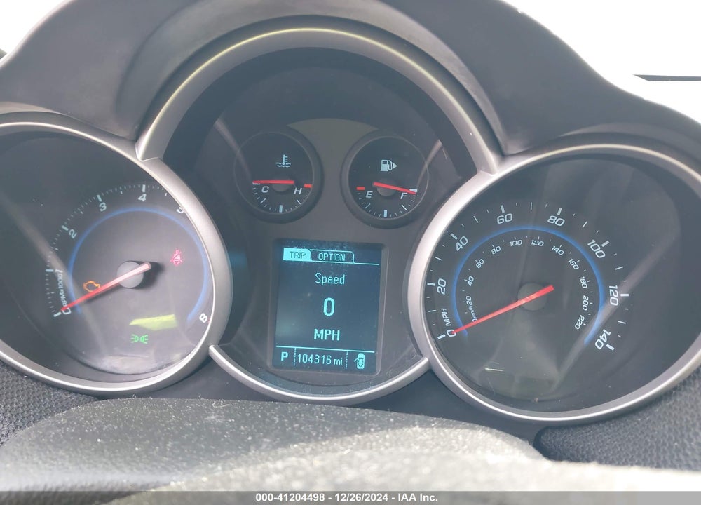 2014 CHEVROLET CRUZE 2LT AUTO VIN: 1G1PE5SB4E7284283