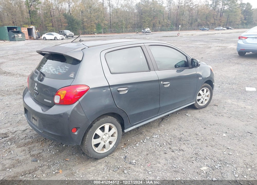 2015 MITSUBISHI MIRAGE ES VIN: ML32A4HJ6FH004531