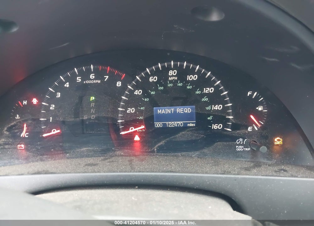 2007 TOYOTA CAMRY XLE V6 VIN: 4T1BK46K17U015589