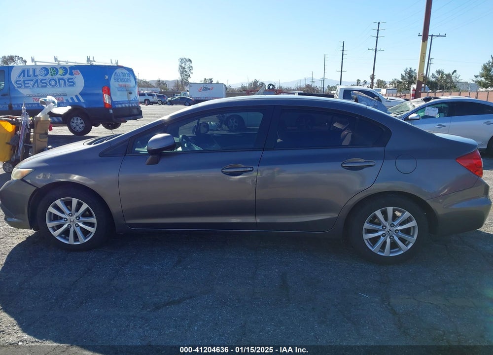 2012 HONDA CIVIC EX VIN: 19XFB2F8XCE307085