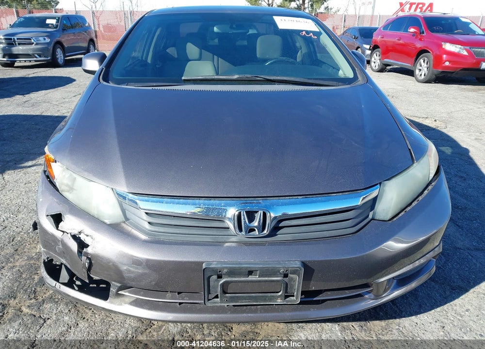 2012 HONDA CIVIC EX VIN: 19XFB2F8XCE307085