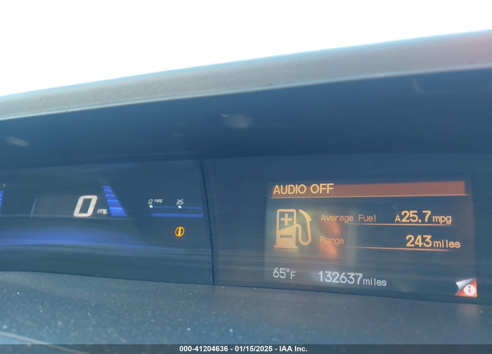 2012 HONDA CIVIC EX VIN: 19XFB2F8XCE307085