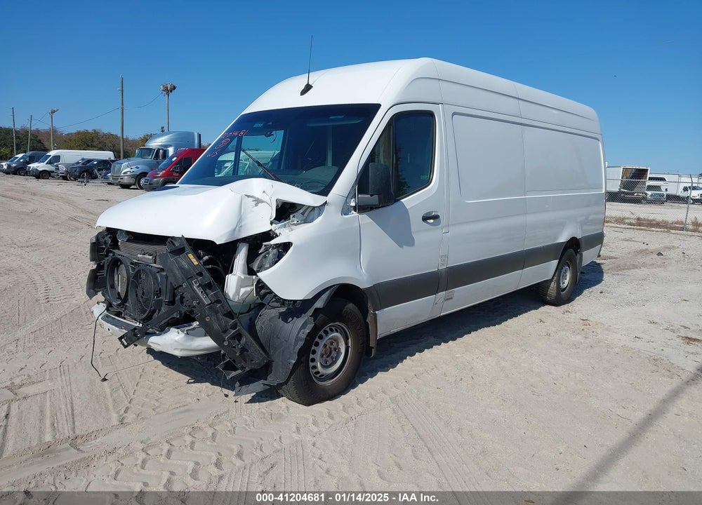 2021 MERCEDES-BENZ SPRINTER 2500 HIGH ROOF I4 DIESEL VIN: W1Y4DCHY3MT070965