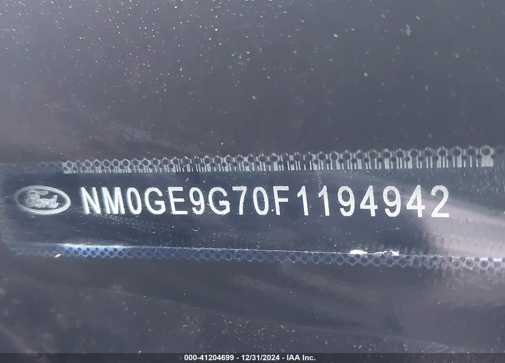 2015 FORD TRANSIT CONNECT TITANIUM VIN: NM0GE9G70F1194942