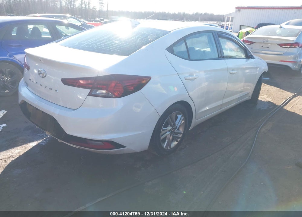2019 HYUNDAI ELANTRA SEL VIN: 5NPD84LF0KH478894