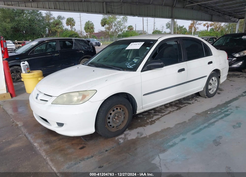 2004 HONDA CIVIC VP VIN: 1HGES16344L002881
