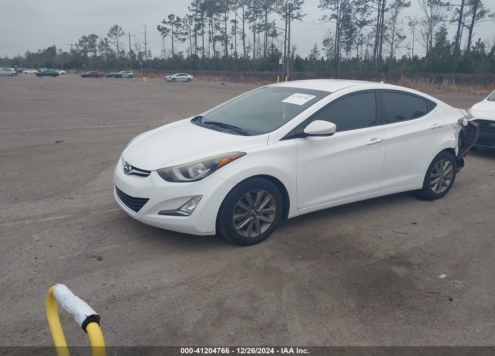 2014 HYUNDAI ELANTRA SE VIN: 5NPDH4AE6EH481569