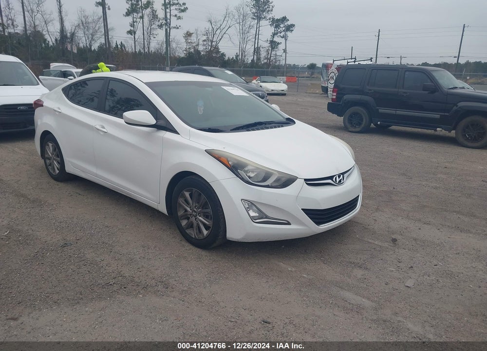 2014 HYUNDAI ELANTRA SE VIN: 5NPDH4AE6EH481569