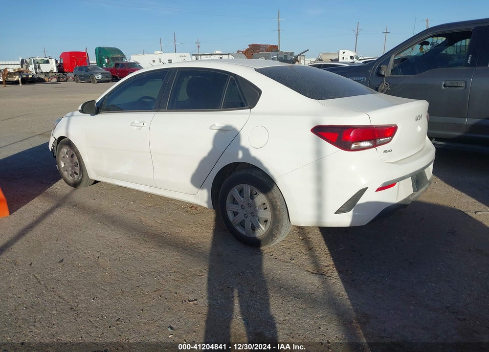2022 KIA RIO VIN: 3KPA24AD8NE496381