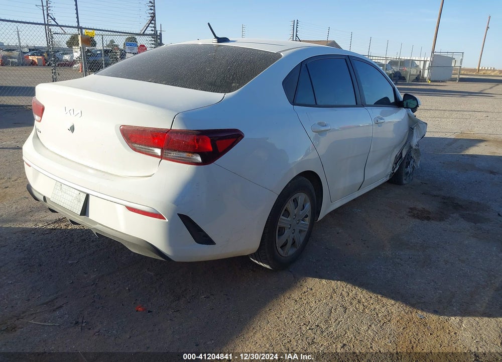 2022 KIA RIO VIN: 3KPA24AD8NE496381