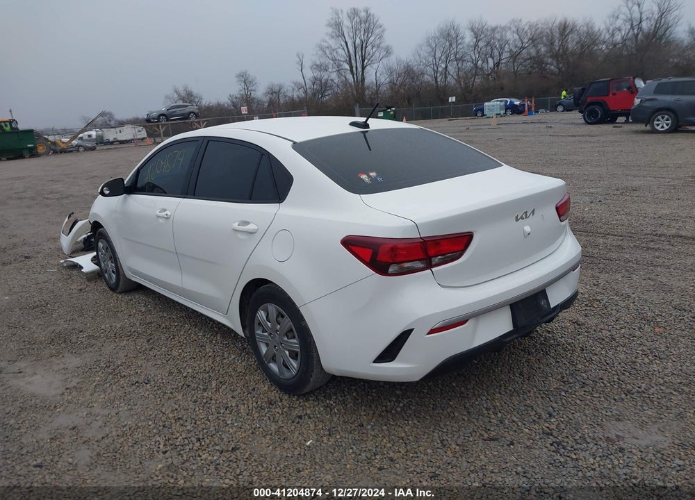 2022 KIA RIO VIN: 3KPA24AD5NE478968