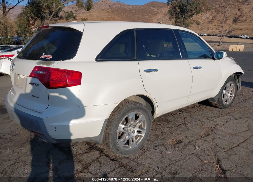 2008 ACURA MDX TECHNOLOGY PACKAGE VIN: 2HNYD28638H548345