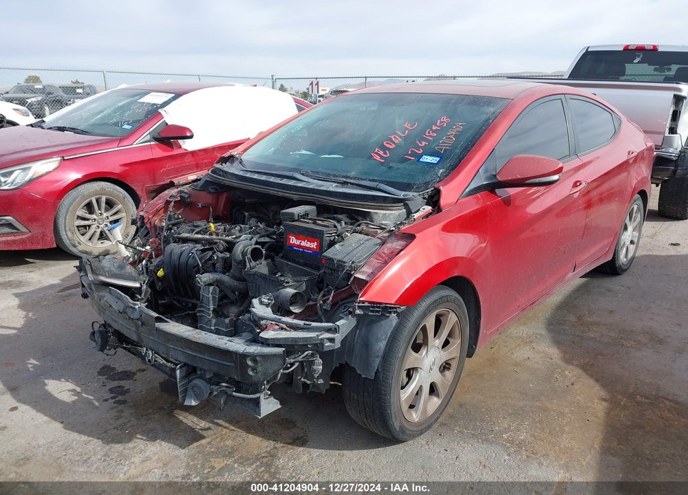 2013 HYUNDAI ELANTRA VIN: KMHDH4AE5DU865858