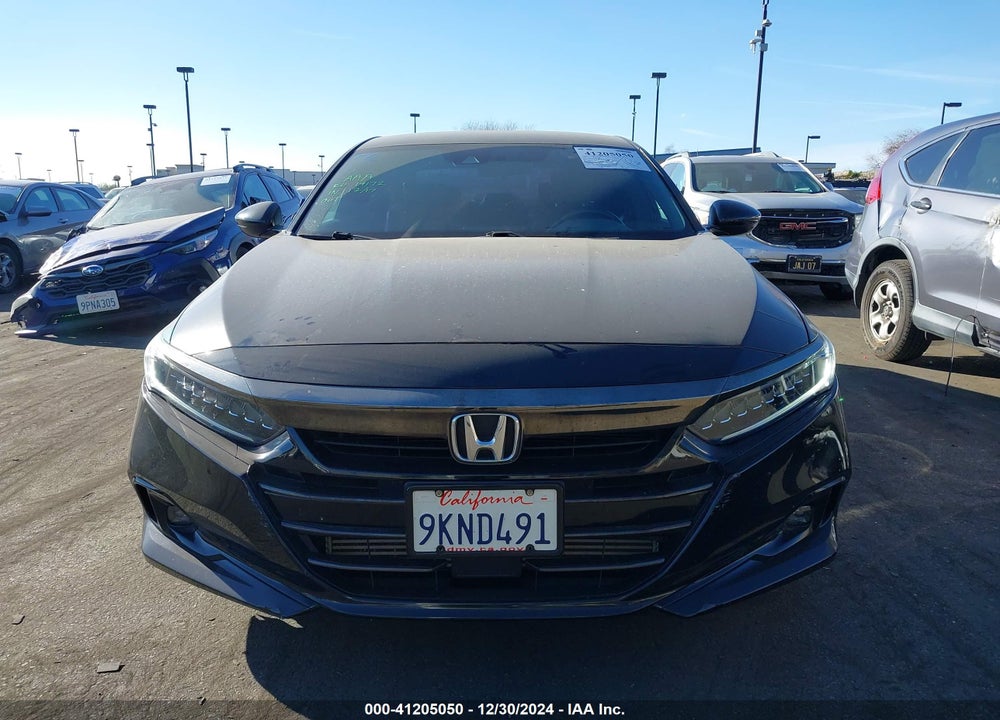 2021 HONDA ACCORD SPORT VIN: 1HGCV1F33MA122763