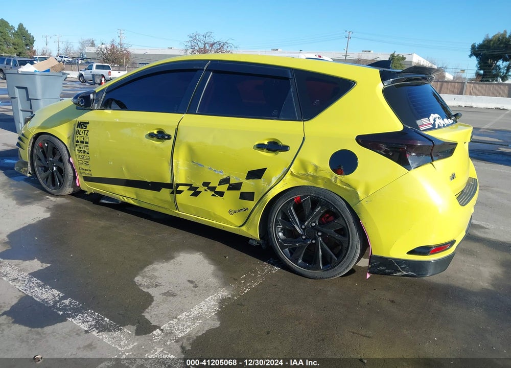 2016 SCION IM VIN: JTNKARJE6GJ509238