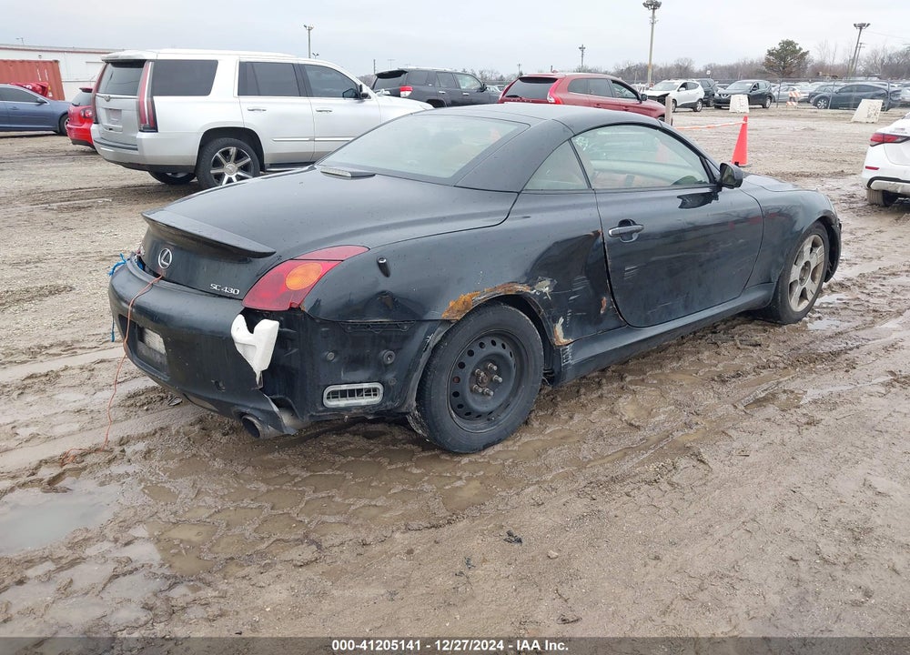 2003 LEXUS SC 430 VIN: JTHFN48Y130041186