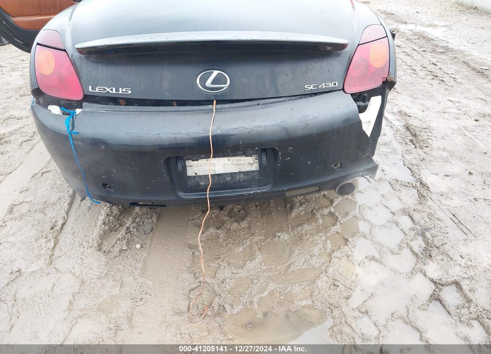 2003 LEXUS SC 430 VIN: JTHFN48Y130041186