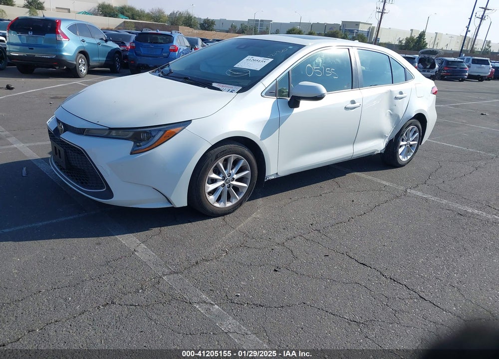 2020 TOYOTA COROLLA XLE VIN: JTDFPRAE8LJ008737