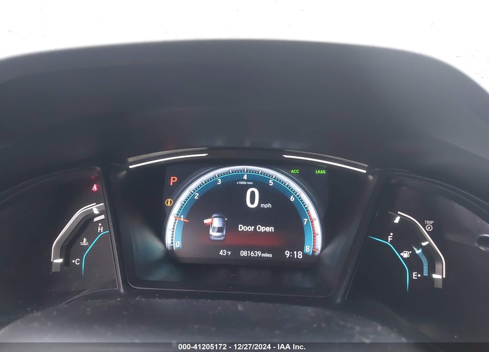 2019 HONDA CIVIC VIN: 2HGFC2F67KH587144