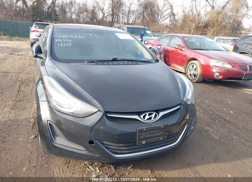 2016 HYUNDAI ELANTRA SE VIN: KMHDH4AE9GU545463