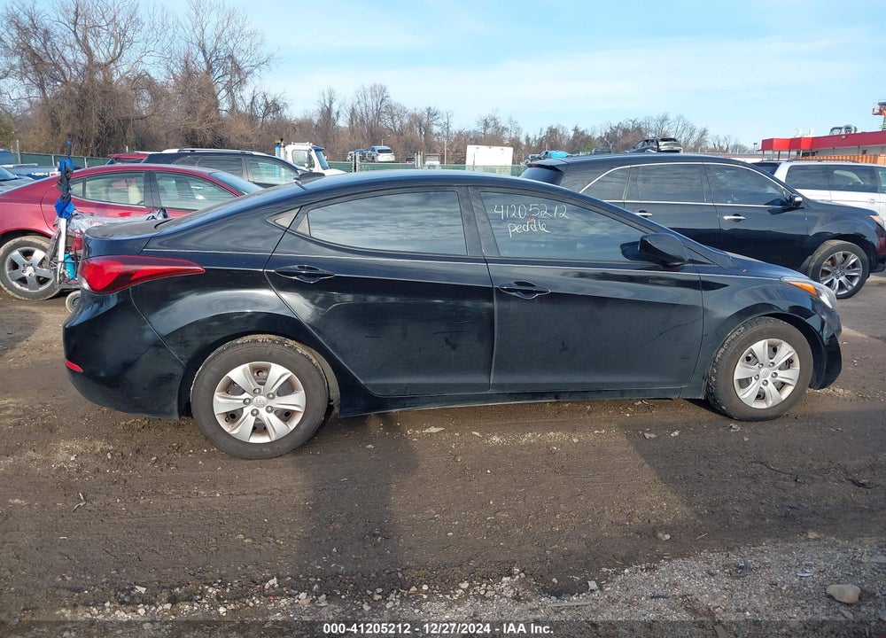 2016 HYUNDAI ELANTRA SE VIN: KMHDH4AE9GU545463