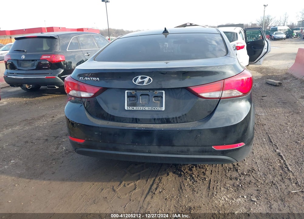 2016 HYUNDAI ELANTRA SE VIN: KMHDH4AE9GU545463