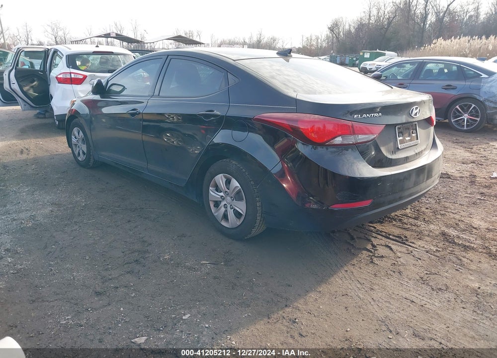 2016 HYUNDAI ELANTRA SE VIN: KMHDH4AE9GU545463
