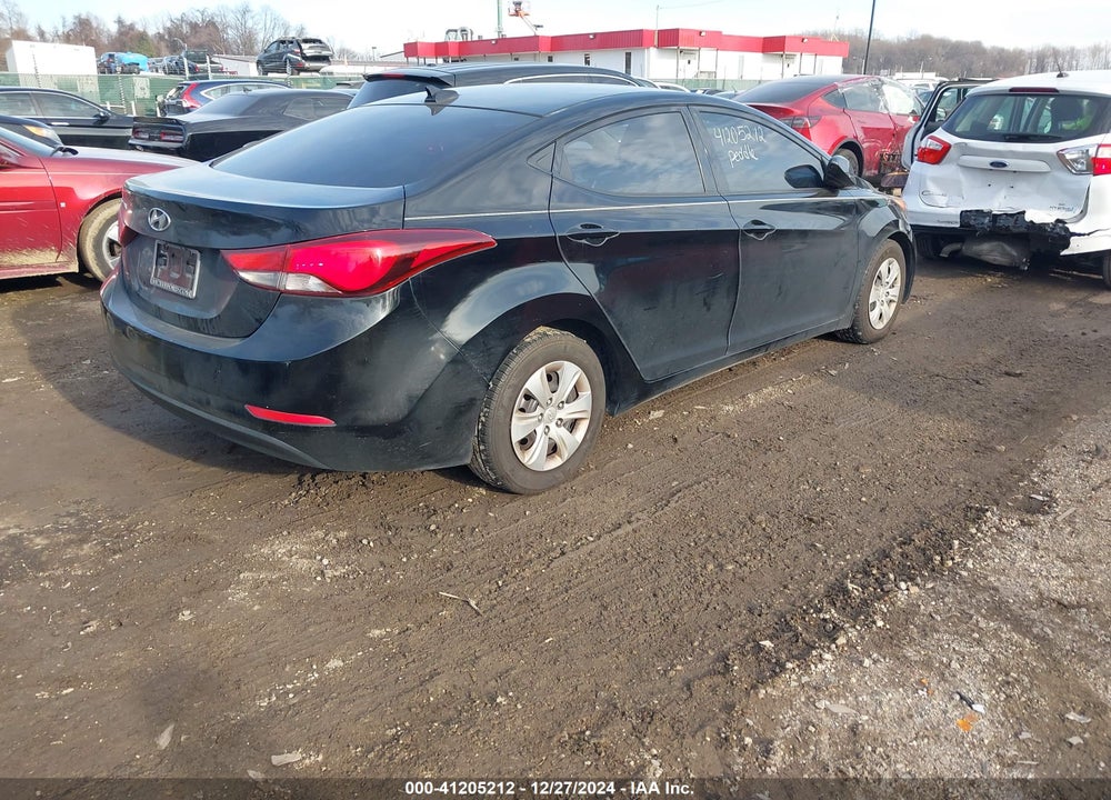 2016 HYUNDAI ELANTRA SE VIN: KMHDH4AE9GU545463