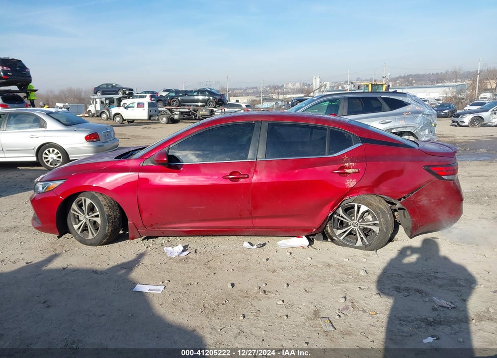 2021 NISSAN SENTRA SV XTRONIC CVT VIN: 3N1AB8CV7MY320936