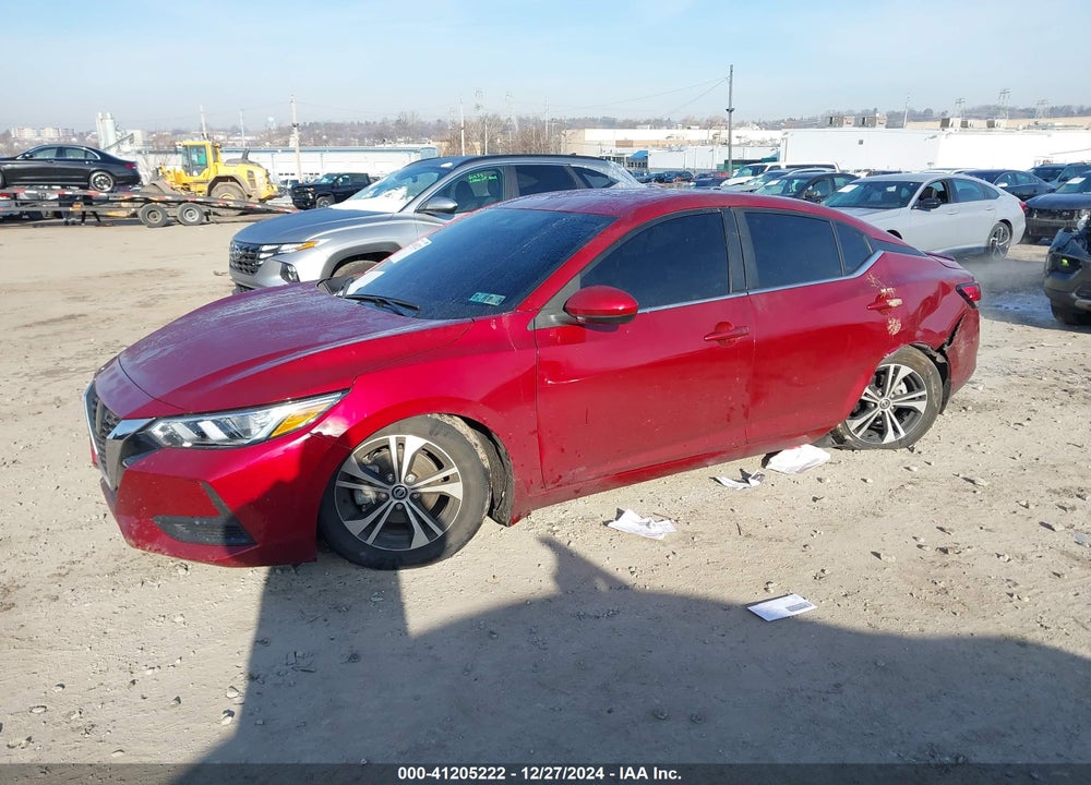 2021 NISSAN SENTRA SV XTRONIC CVT VIN: 3N1AB8CV7MY320936