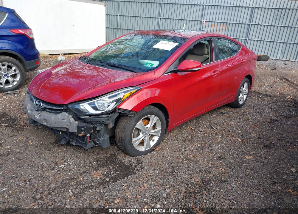 2016 HYUNDAI ELANTRA VALUE EDITION VIN: KMHDH4AE4GU584011