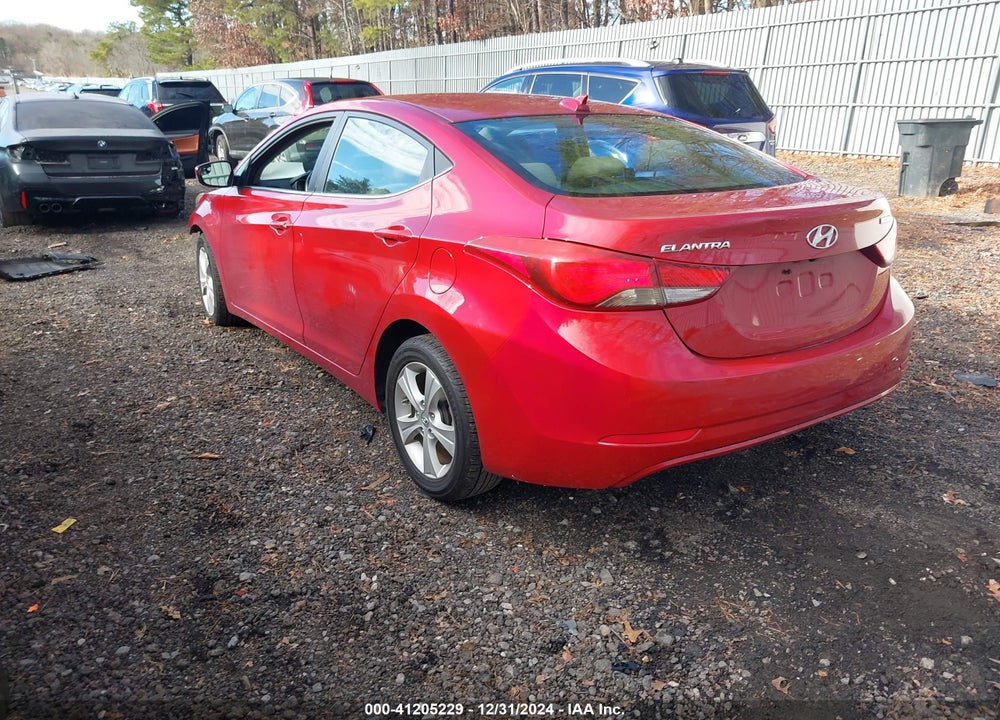 2016 HYUNDAI ELANTRA VALUE EDITION VIN: KMHDH4AE4GU584011
