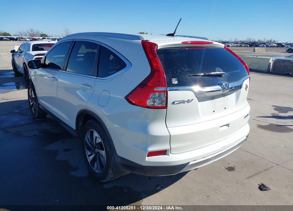 2015 HONDA CR-V TOURING VIN: 5J6RM3H93FL023743