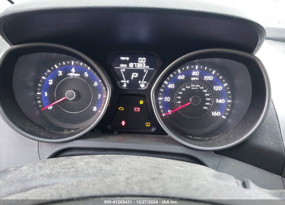 2013 HYUNDAI ELANTRA GLS VIN: 5NPDH4AE5DH425492