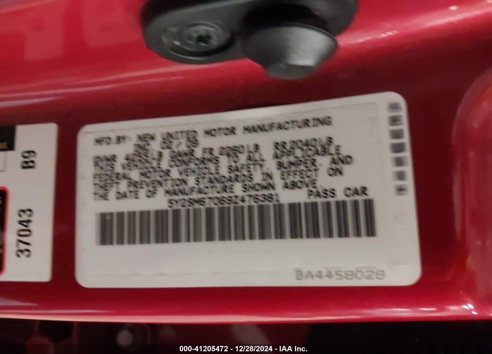 2009 PONTIAC VIBE VIN: 5Y2SM67069Z476381