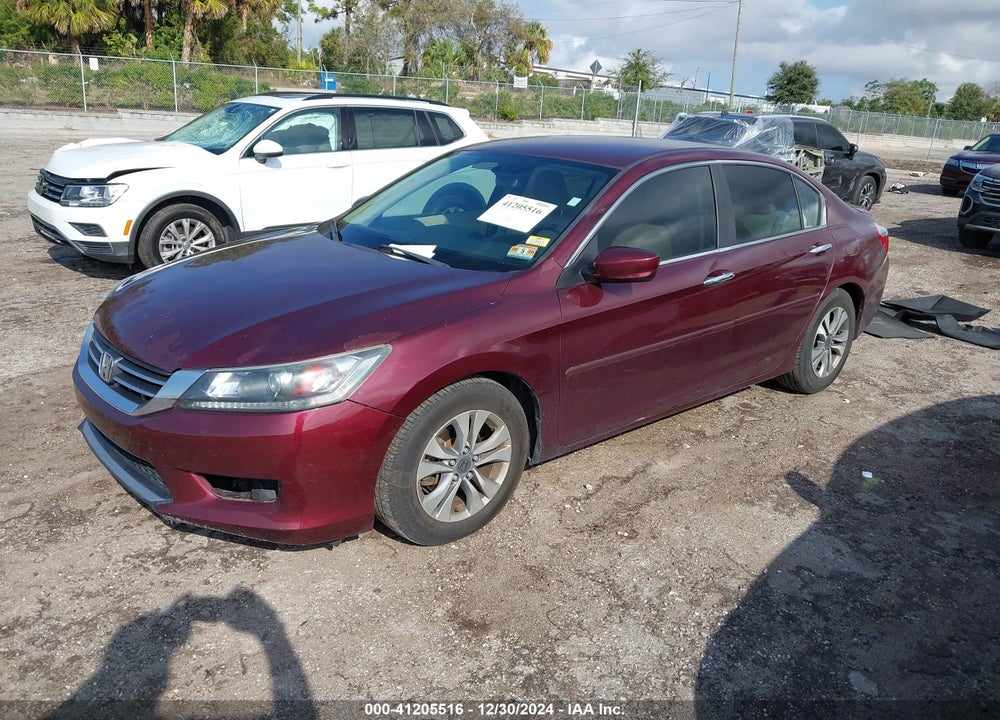 2013 HONDA ACCORD LX VIN: 1HGCR2F30DA187810