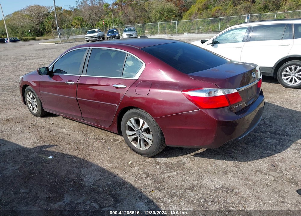 2013 HONDA ACCORD LX VIN: 1HGCR2F30DA187810