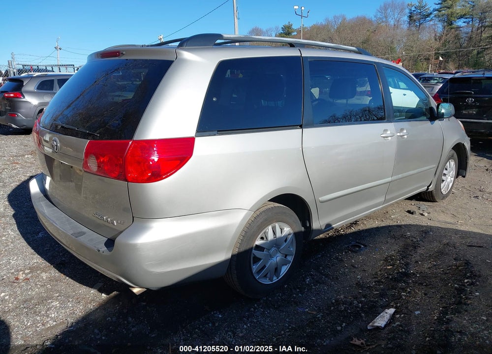 2008 TOYOTA SIENNA LE VIN: 5TDZK23C08S139685
