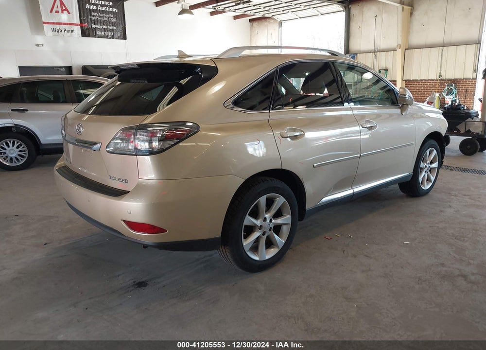 2010 LEXUS RX 350 VIN: 2T2ZK1BA1AC025747