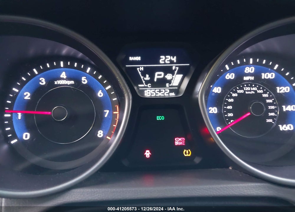 2014 HYUNDAI ELANTRA SE VIN: 5NPDH4AE2EH460153