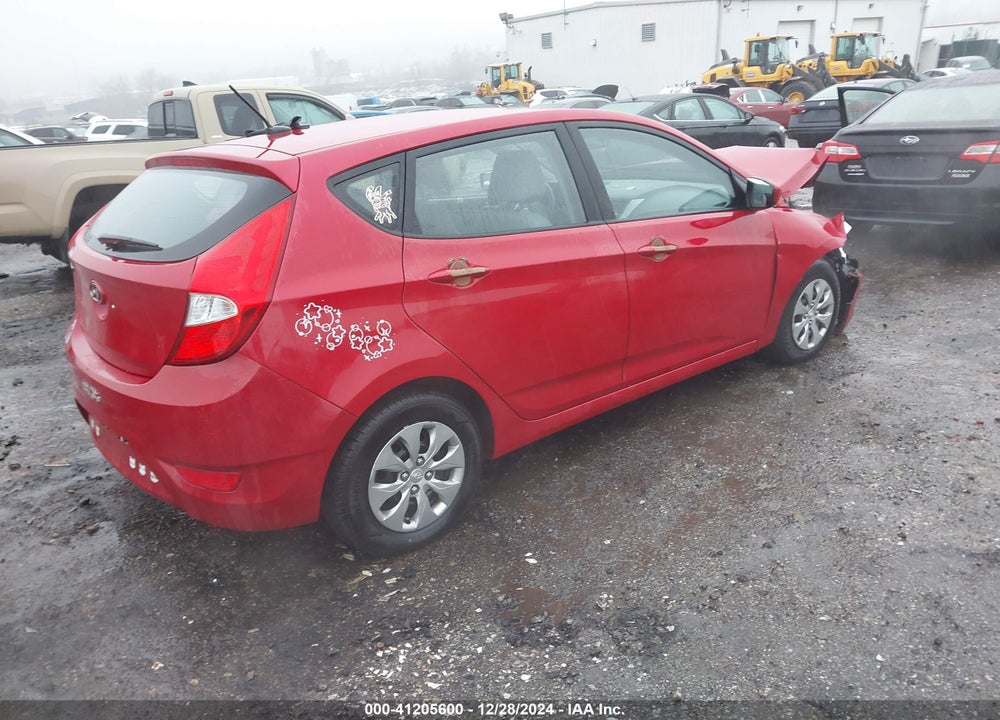2017 HYUNDAI ACCENT SE VIN: KMHCT5AE4HU339081