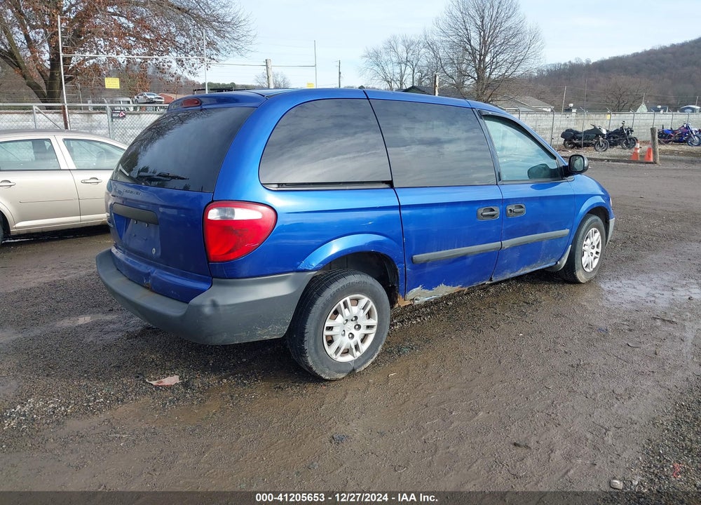 2006 DODGE CARAVAN SE VIN: 1D4GP25B66B591919